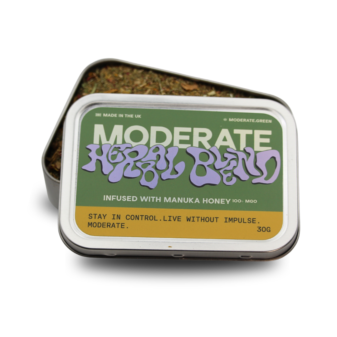 MODERATE Herbal Blend Infused with Manuka Honey (30g)