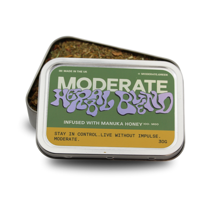 MODERATE Herbal Blend Infused with Manuka Honey (30g)