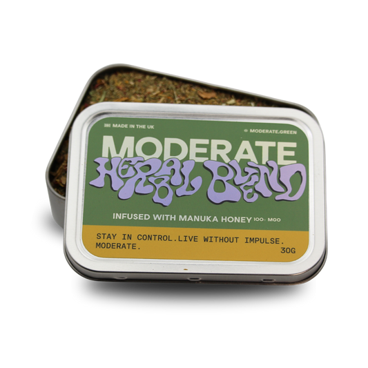 MODERATE Herbal Blend Infused with Manuka Honey (30g)