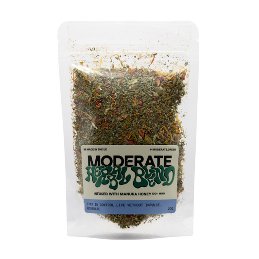MODERATE Herbal Blend Infused with Manuka Honey (20g Softpack)