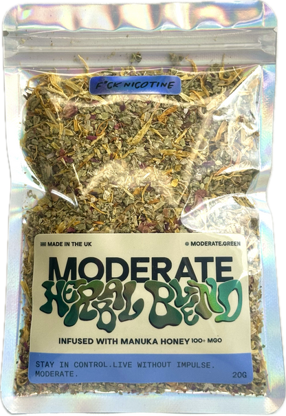 MODERATE Herbal Blend Infused with Manuka Honey (20g Softpack)