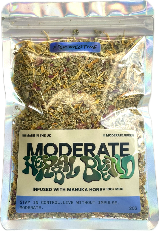 MODERATE Herbal Blend Infused with Manuka Honey (20g Softpack)