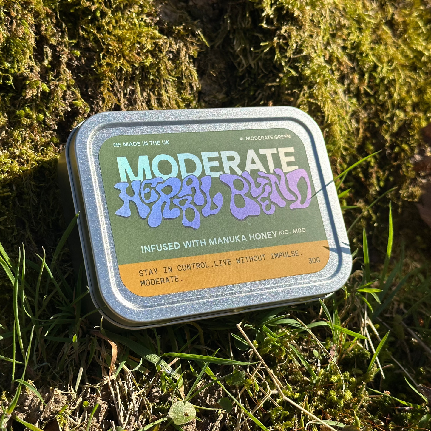 MODERATE Herbal Blend Infused with Manuka Honey (30g)