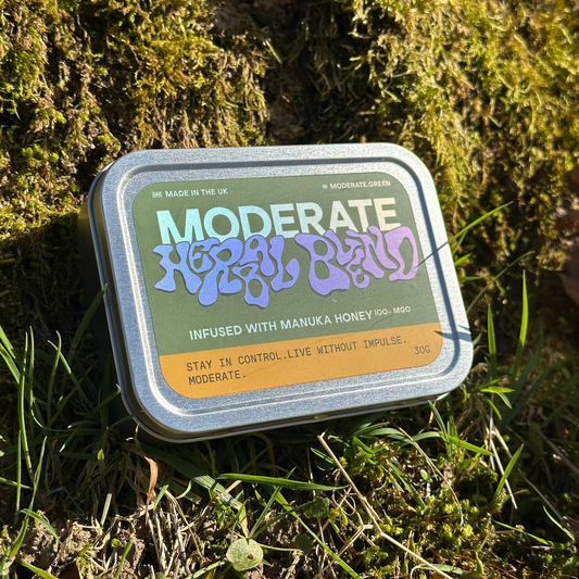 MODERATE Herbal Blend Infused with Manuka Honey (30g)